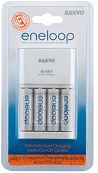 Зарядное устройство Sanyo Eneloop R6 "АА" - Фото 1