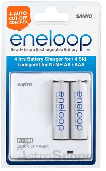 Зарядное устройство Sanyo Eneloop R6 "АА" 2шт. - Фото 1