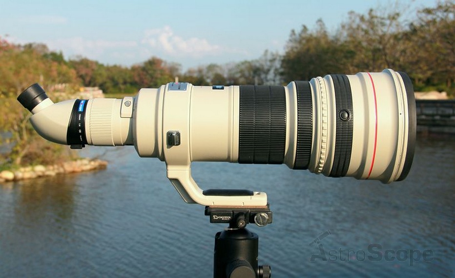 Окуляр оборачивающий Kenko Lens2Scope для Canon EF Straight White - Фото 6