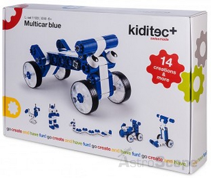 L-set Коструктор MultiСar blu (79 деталей) Kiditec 1100 - фото 1