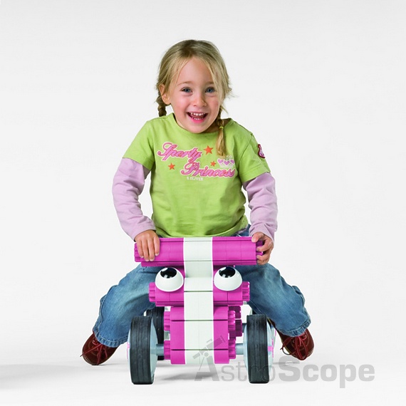 L-set Коструктор MultiCar pink (79 деталей) Kiditec 1101 - фото 2