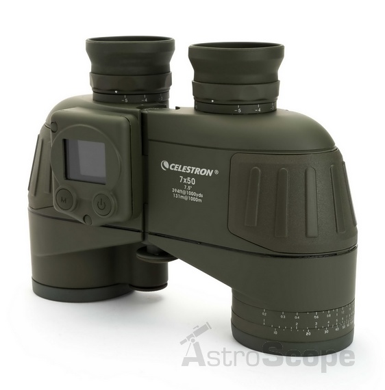 Бинокль Celestron Cavalry 7x50 GPS - Фото 7