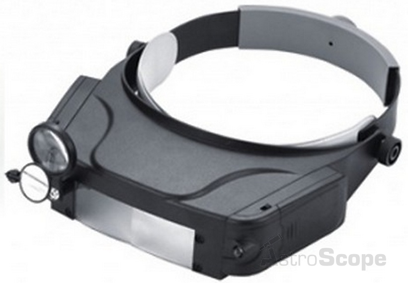  Бінокулярна лупа Magnifier 1.5х 3Х 9.5Х 11Х з LED підсвічуванням 81007C - фото 1