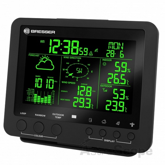  Метеостанция Bresser Weather Center 5-in-1 256 colour Black - фото 4