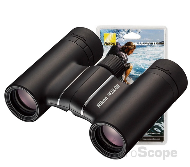  Бінокль Nikon Aculon T01 10x21 Black Blister - Фото 1