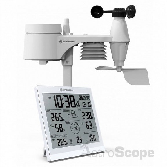  Метеостанция Bresser Weather Center JC XXL 5-in-1 White - фото 4