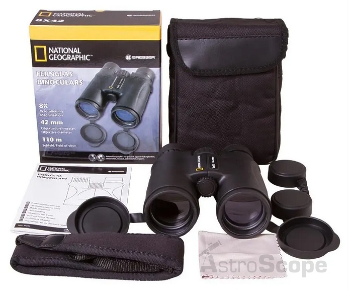 Бинокль National Geographic 8x42 WP Comfort Carrying System - Фото 6