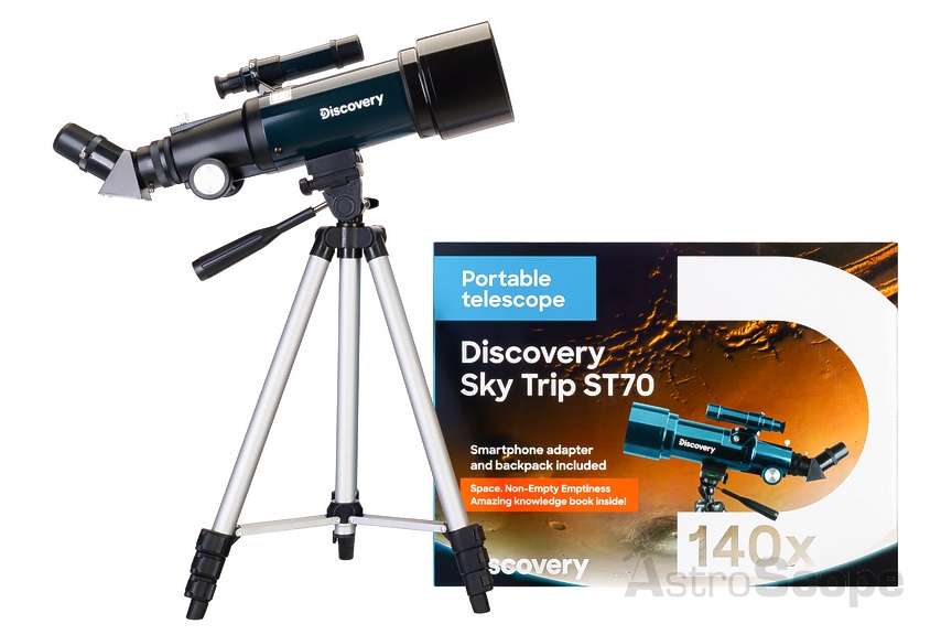 Телескоп Discovery Sky Trip ST70 с книгой - фото 9