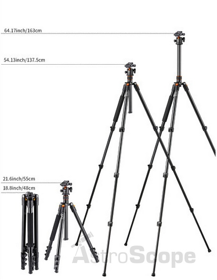 Штатив K&F Concept К234А1+BH-28L - фото 4