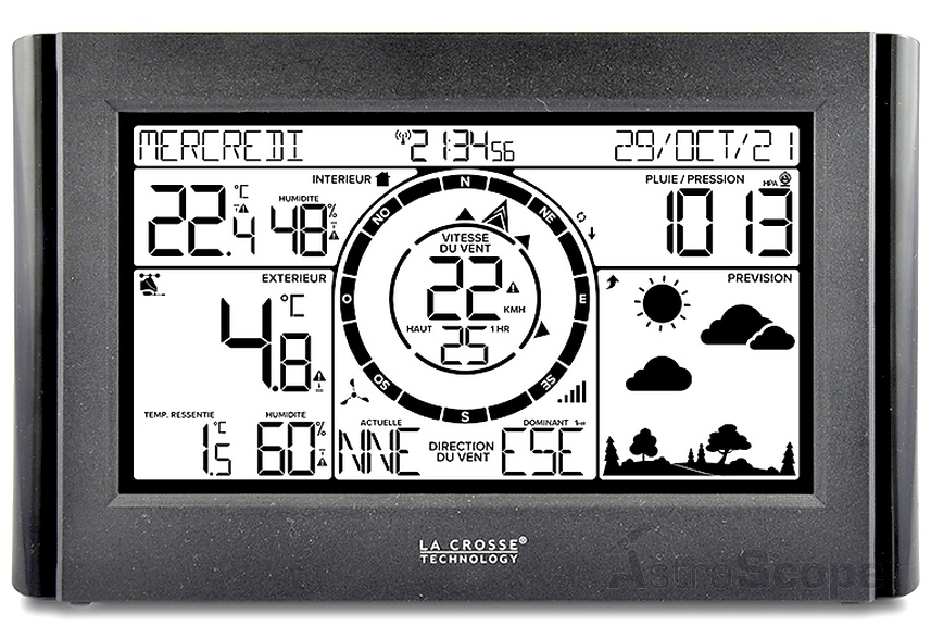 Метеостанция La Crosse WS1652 Black - фото 2