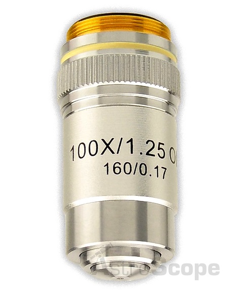 Объектив MICROmed 100х/1,25 (S) (OIL) ахромат для XS-3ххх, XS-5ххх - Фото 1
