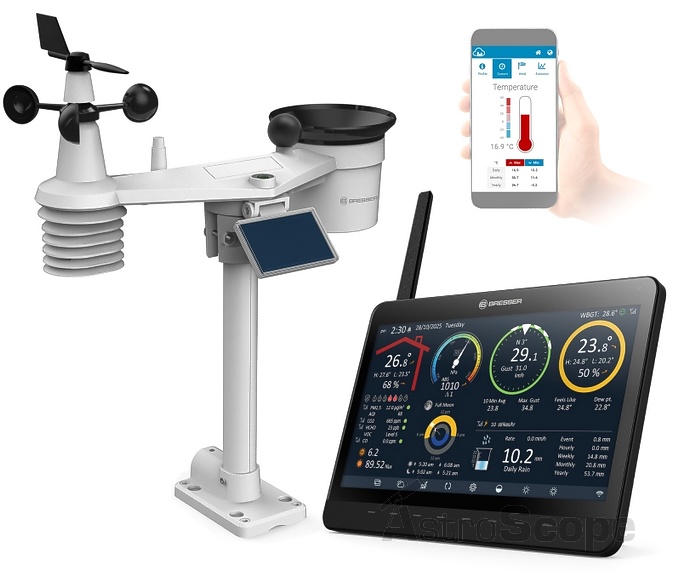 Метеостанція Bresser MeteoChamp 9-in-1 Wi-Fi Weather Station (15196) - Фото 1