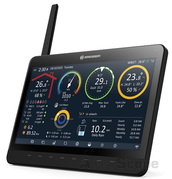 Метеостанція Bresser MeteoChamp 9-in-1 Wi-Fi Weather Station (15196) - Фото 3